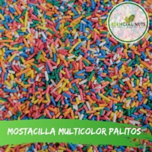 mostacilla multicolor palitos