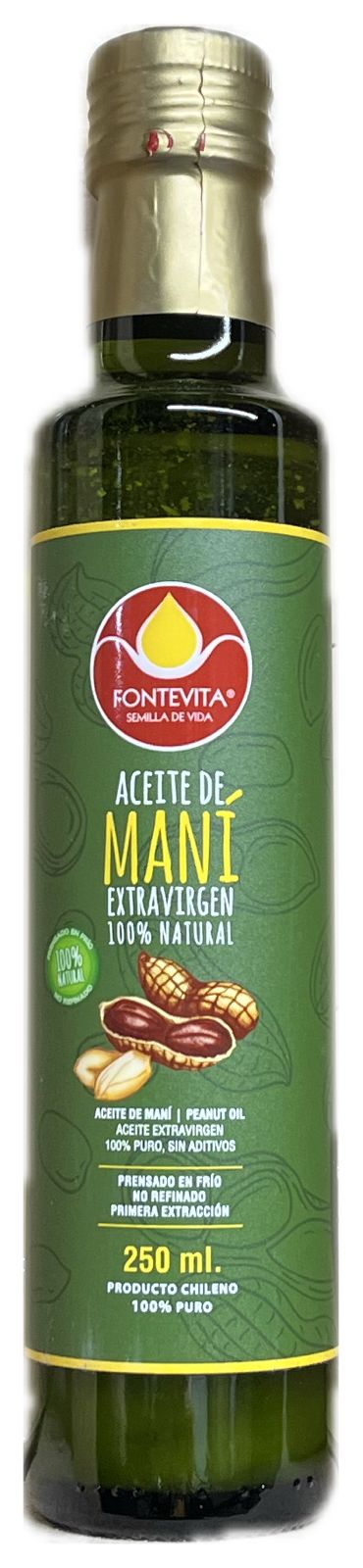 Aceite de Mani Extra Virgen 250 ml