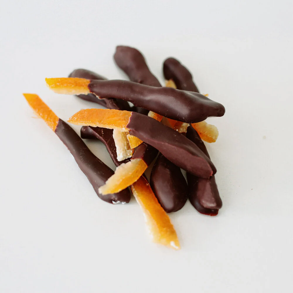 Naranjitas en lonjas con chocolate