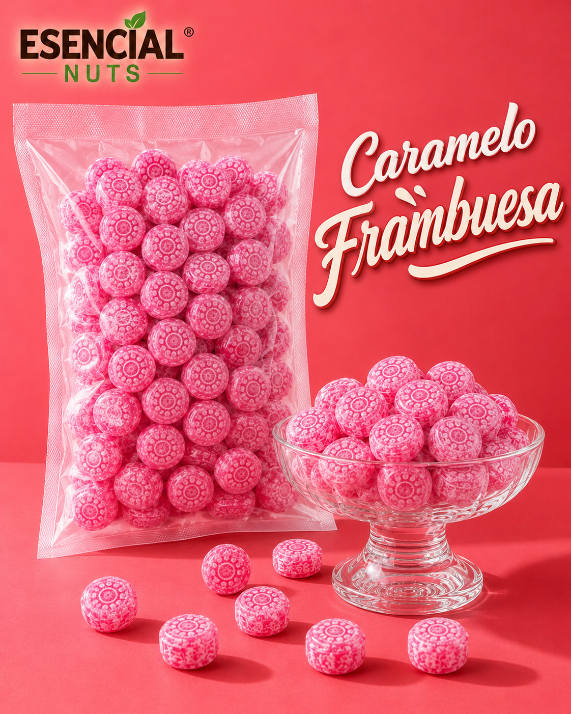 Caramelo Frambuesa